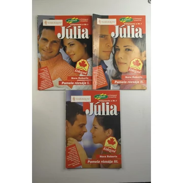  Nora Roberts - Pamela ​rózsája I-III. (Júlia különkiadás 3 füzet)