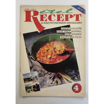 Étel recept - Gasztronómiai magazin 1992. július