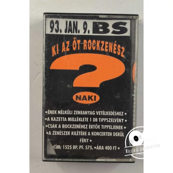 Ki az öt rockzenész? (MC kazetta)