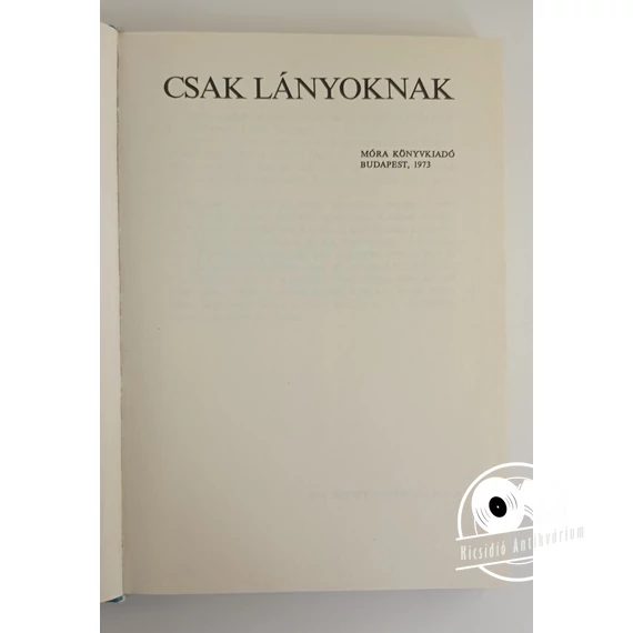 Csak ​lányoknak
