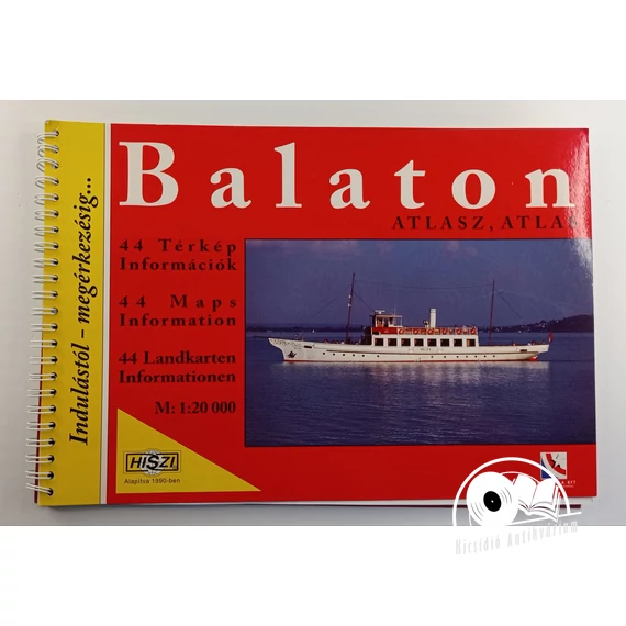 Balaton atlasz 1:20 000 - 1:20 000
