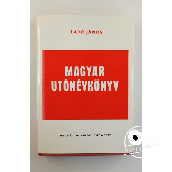 Ladó János - Magyar ​utónévkönyv