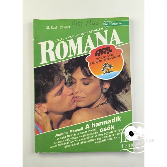Joanna Mansell - A ​harmadik csók (Romana 23. füzet)