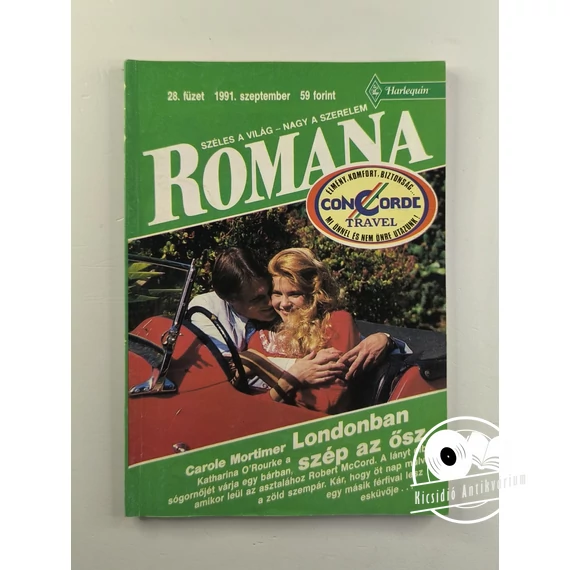 Carole Mortimer - Londonban ​szép az ősz (Romana 28. füzet)