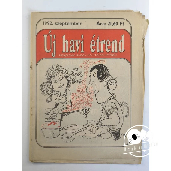 Új havi étrend 1992. szeptember