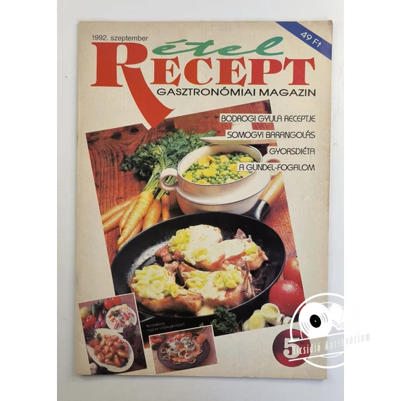 Étel recept - Gasztronómiai magazin 1992. szeptember