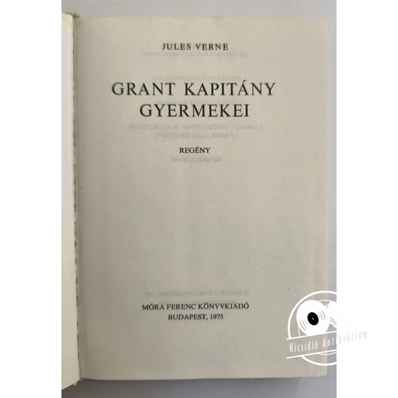 Jules Verne - Grant ​kapitány gyermekei
